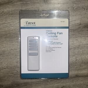 3 Speed Ceiling Fan Remote Control Transmitter + Receiver 363-5811 Patriot NEW